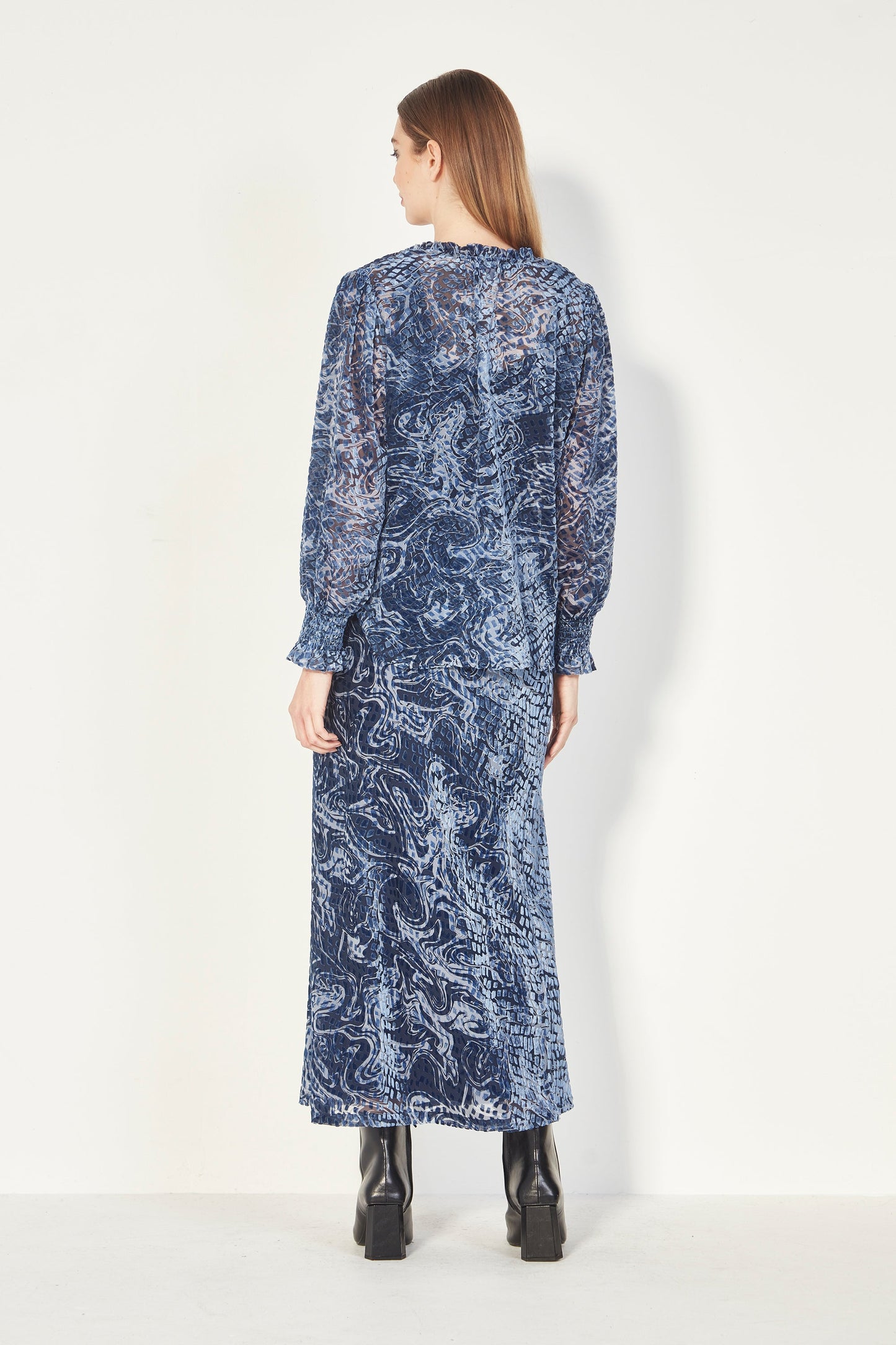 Glide - Carla Blouse - Denim