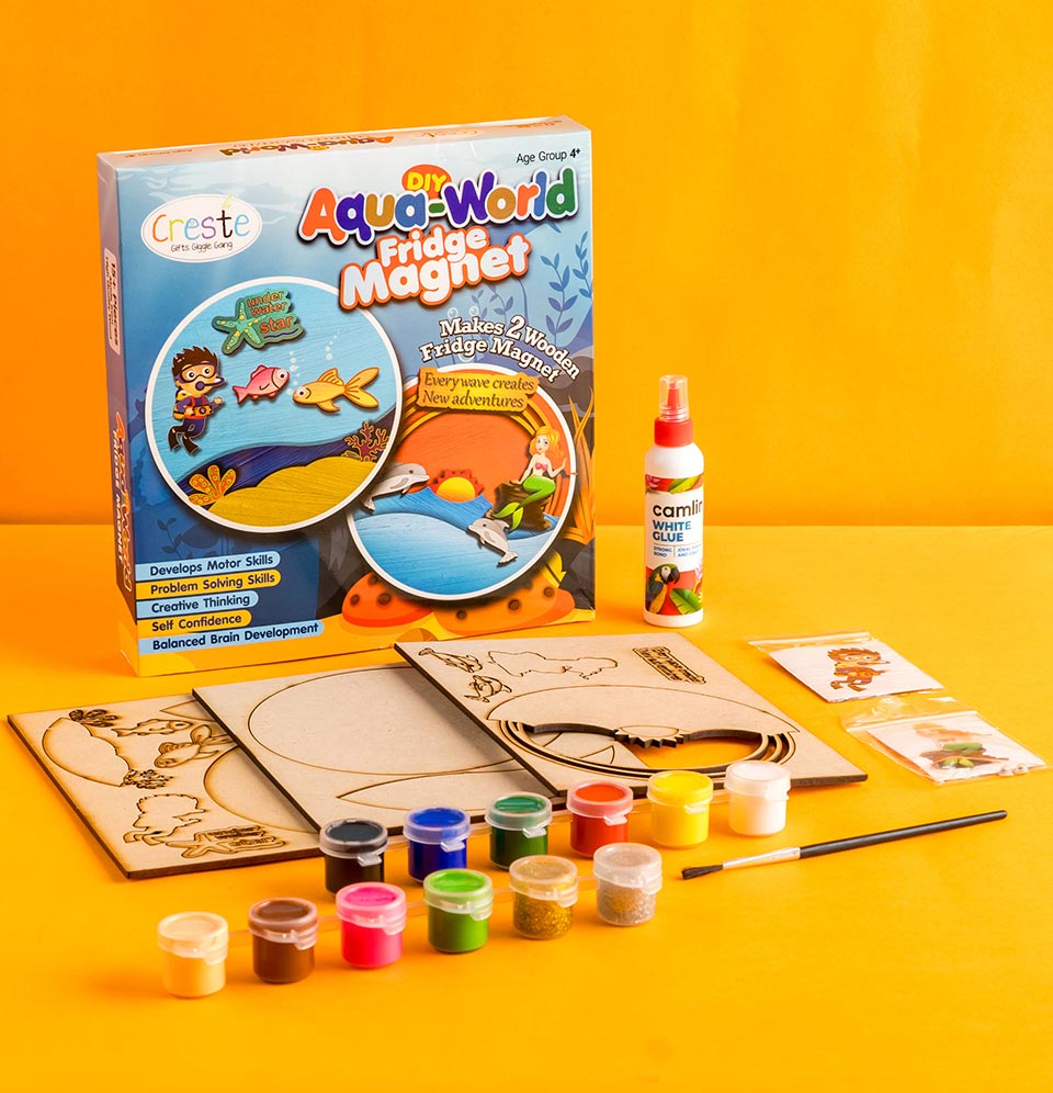 DIY Fridge Magnet Aquarium Theme Kit | 4years+