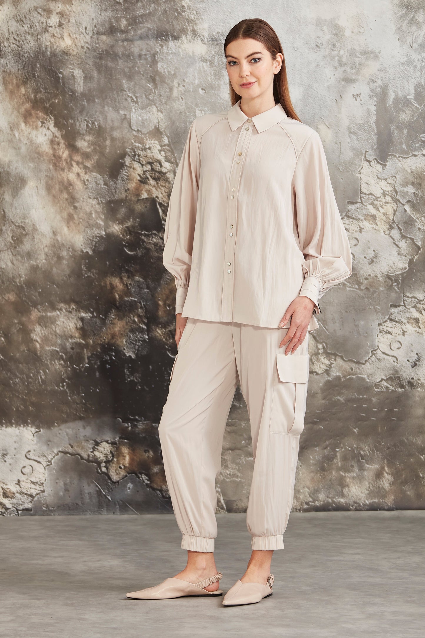 Glide - Demure Shirt - Champagne