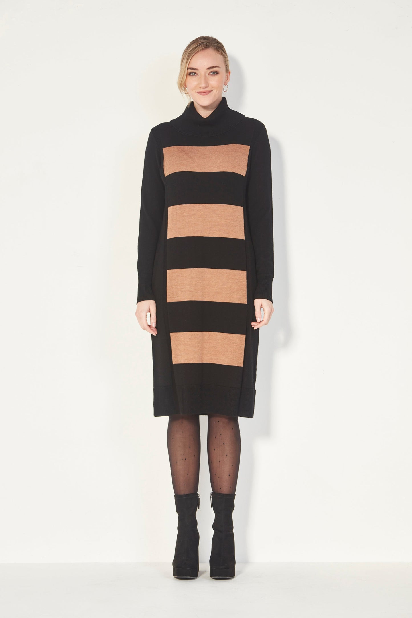 King Dress - Black Stripe