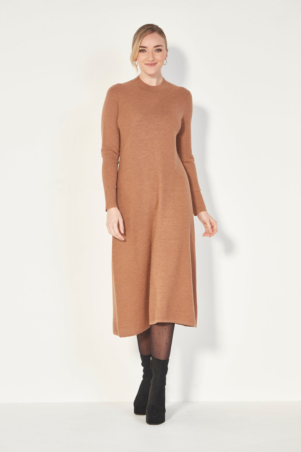 Lennox Dress - Caramel