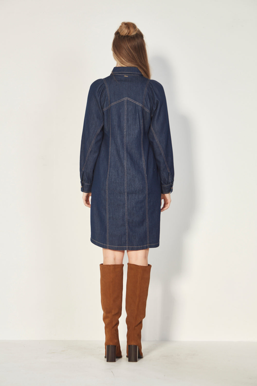 Stevie Dress - Dark Denim