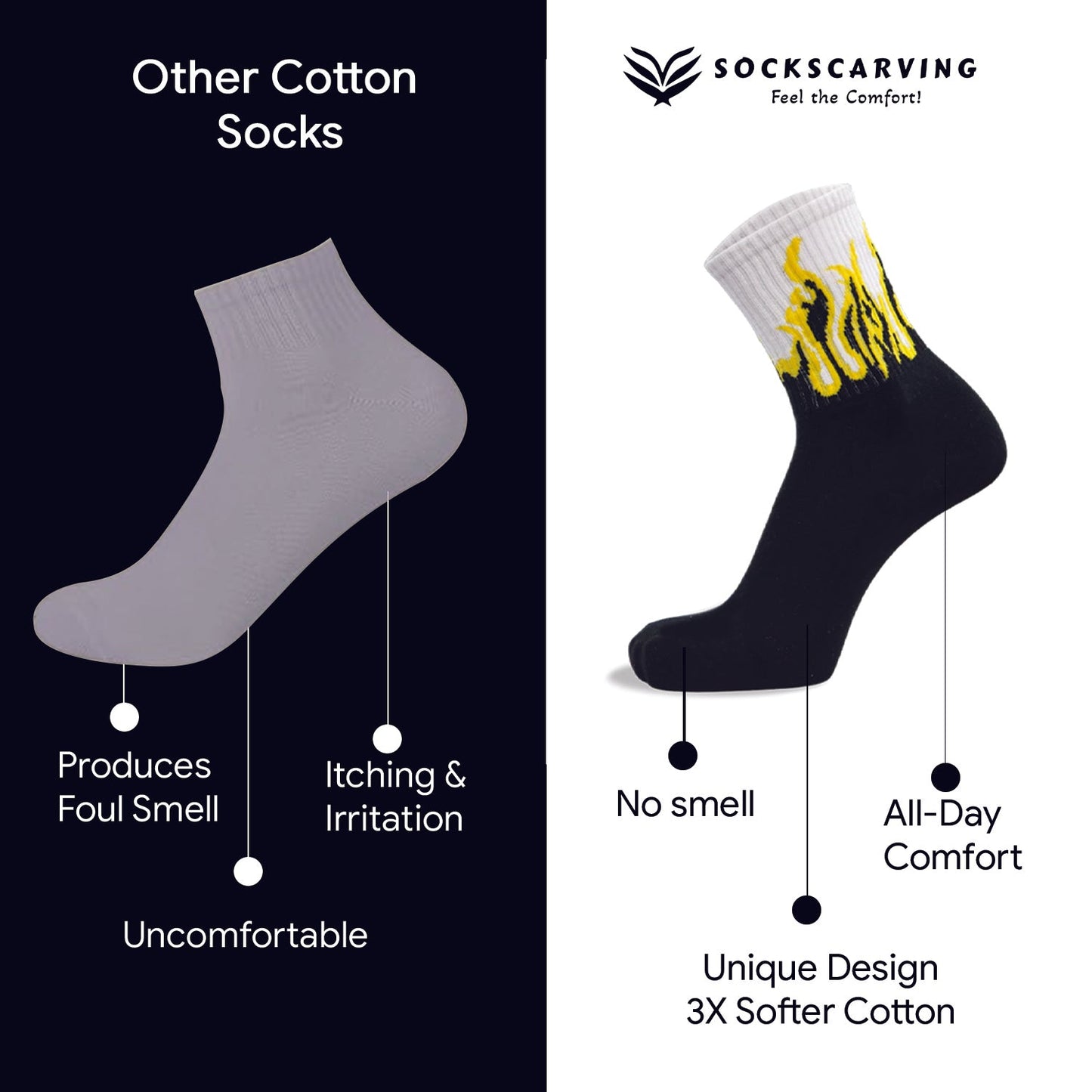 FIRE EDITION – USA’s Most Trending Socks | Limited Hours Deal - 65% OFF