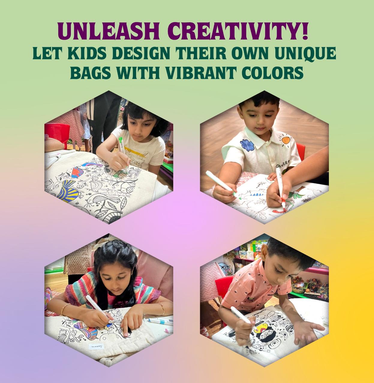 "Elevate Your Style with our Premium Colored Bag Set: