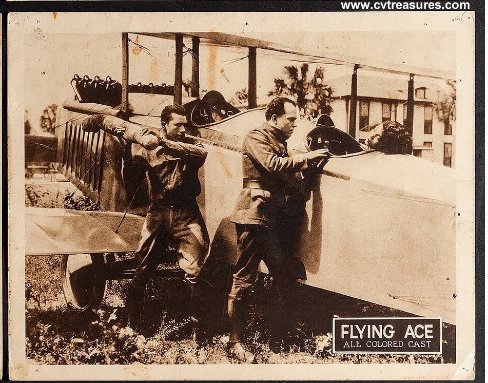 Flying Ace Original Vintage Lobby Card Silent Movie Poster Antique Aviation 3