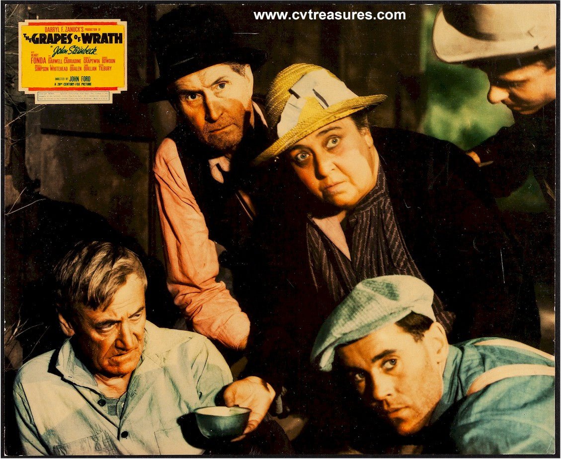 Grapes of Wrath Original Vintage Jumbo Lobby Card Fonda 3