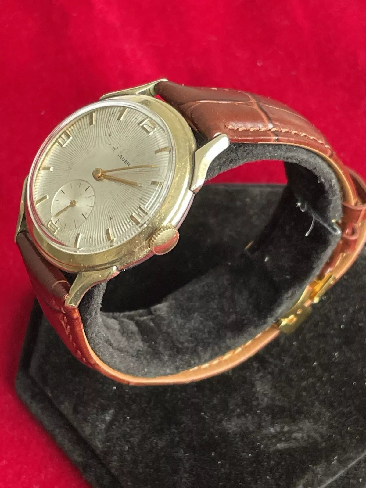 10k Gold Filled Wittnauer Men’s Vintage Watch Great Runner New Crystal And Strap