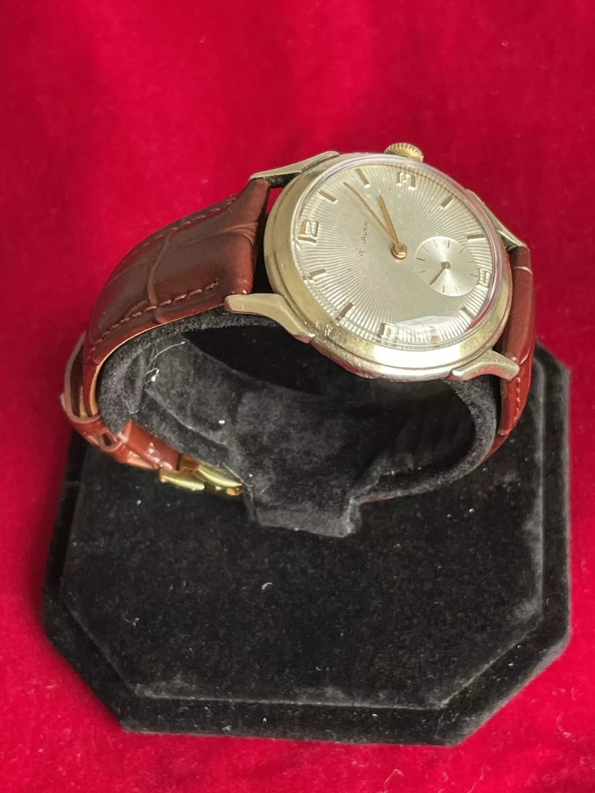 10k Gold Filled Wittnauer Men’s Vintage Watch Great Runner New Crystal And Strap