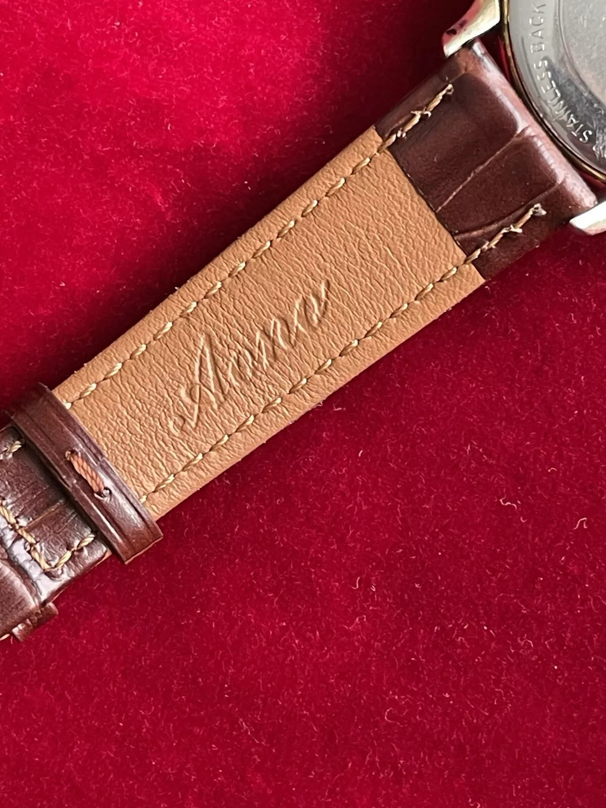 10k Gold Filled Wittnauer Men’s Vintage Watch Great Runner New Crystal And Strap