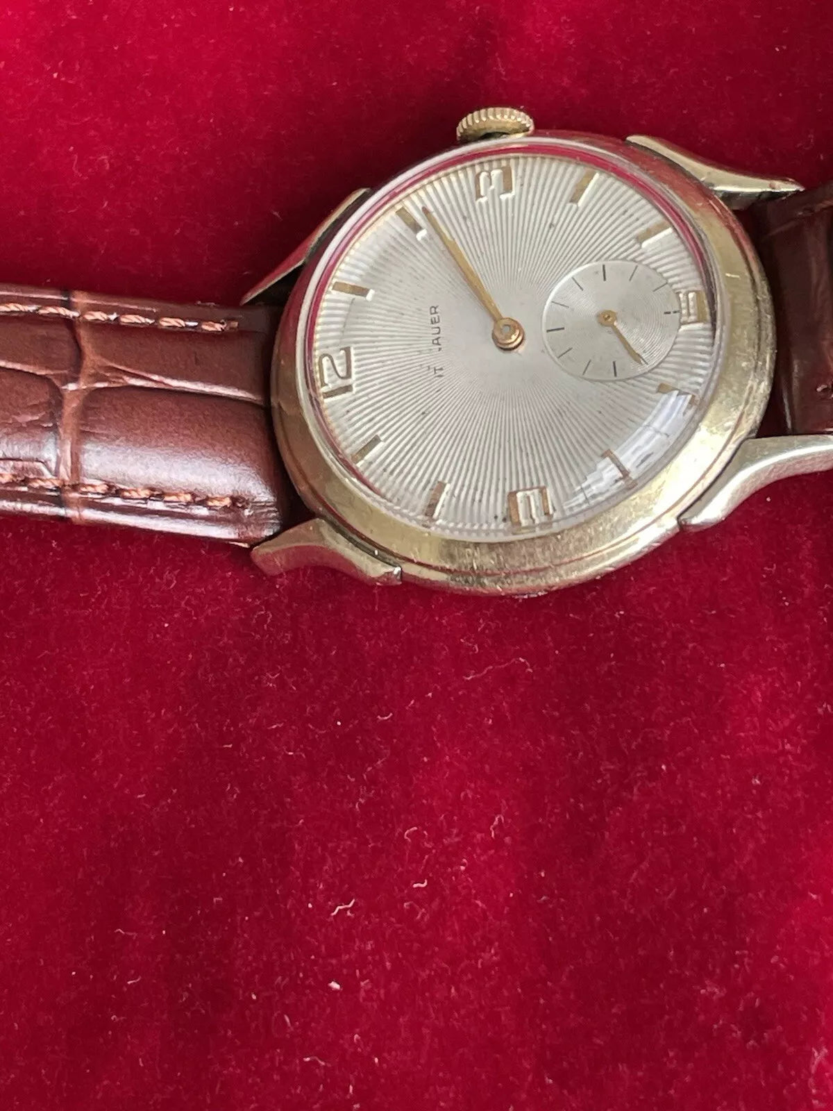 10k Gold Filled Wittnauer Men’s Vintage Watch Great Runner New Crystal And Strap