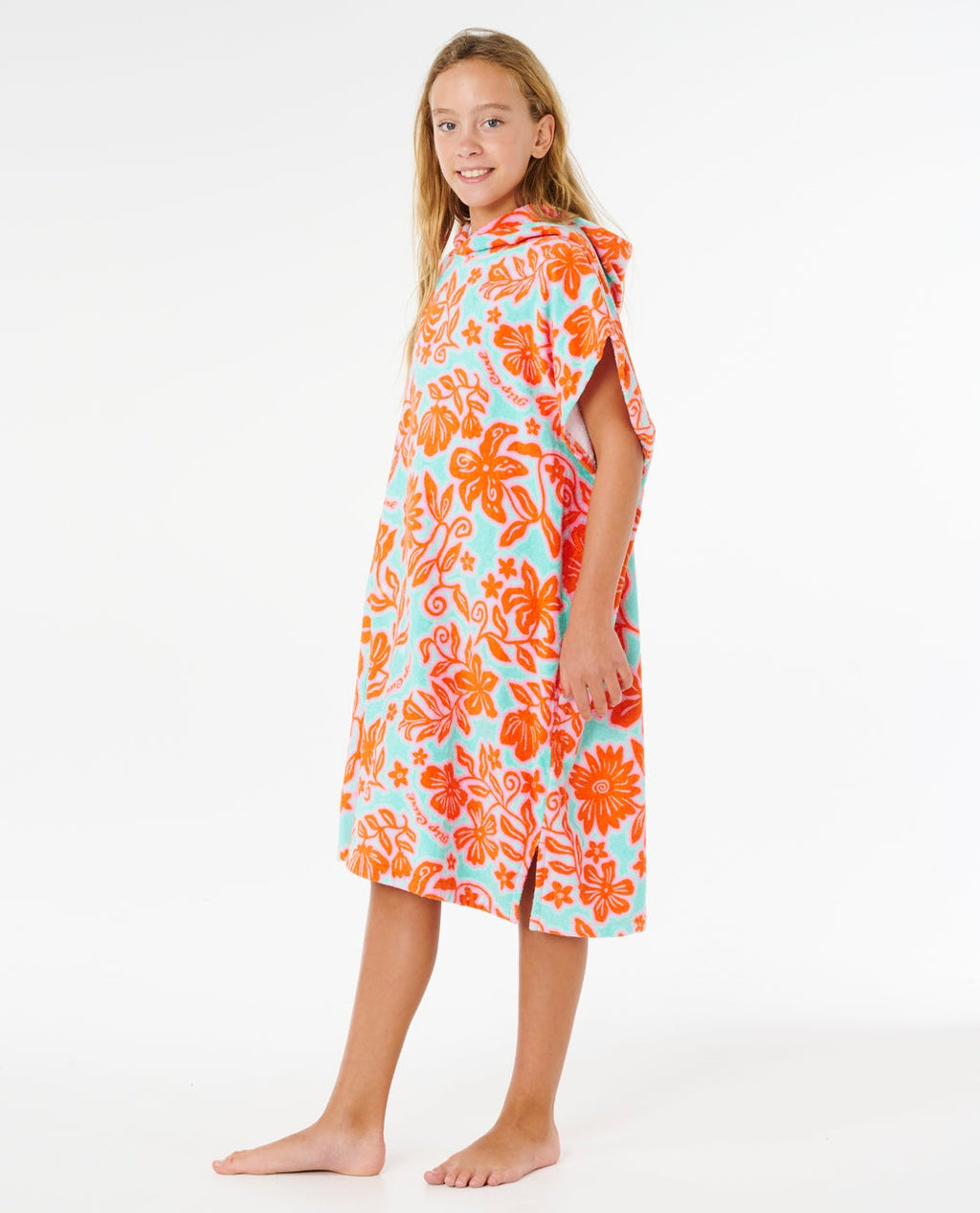 Poncho Surf en coton Mixed Fille