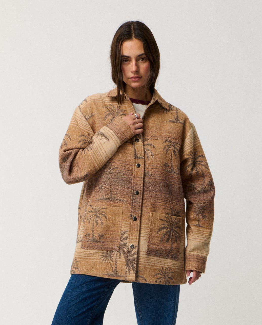 RETRO SWELL JACQUARD SHACKET