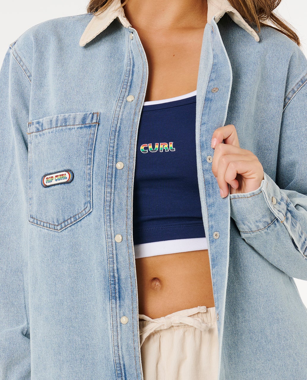 Chemise Surf Side Relaxed en jean