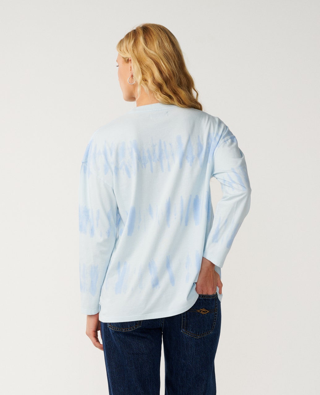 T-shirt oversize à manches longues Stephanie Gilmore Tie Dye
