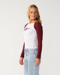 ISLAND DREAMS RAGLAN LS TEE