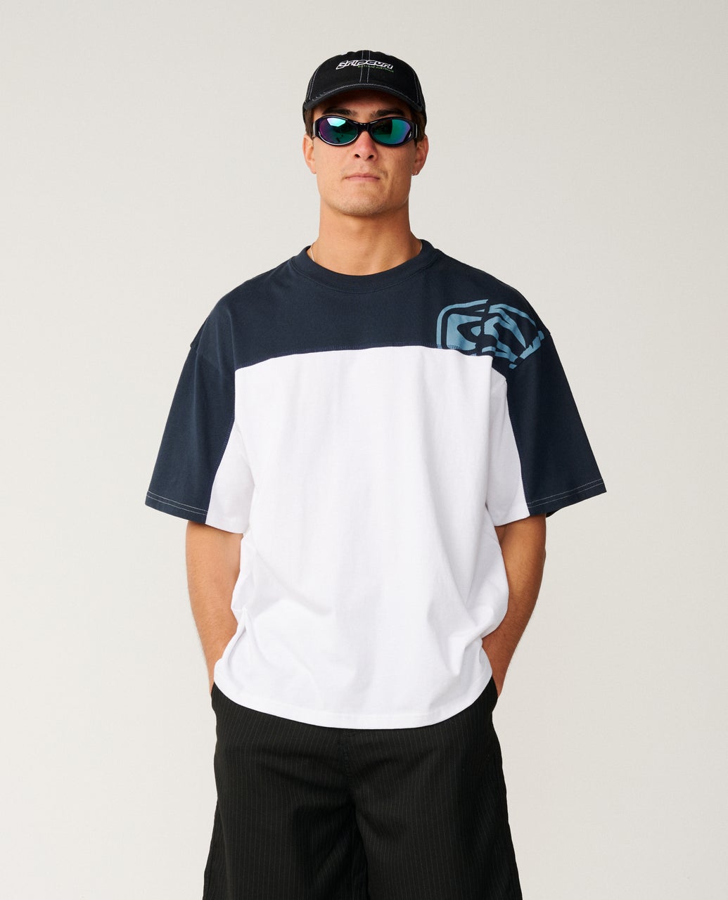 T-shirt Archive Thrashed Panel