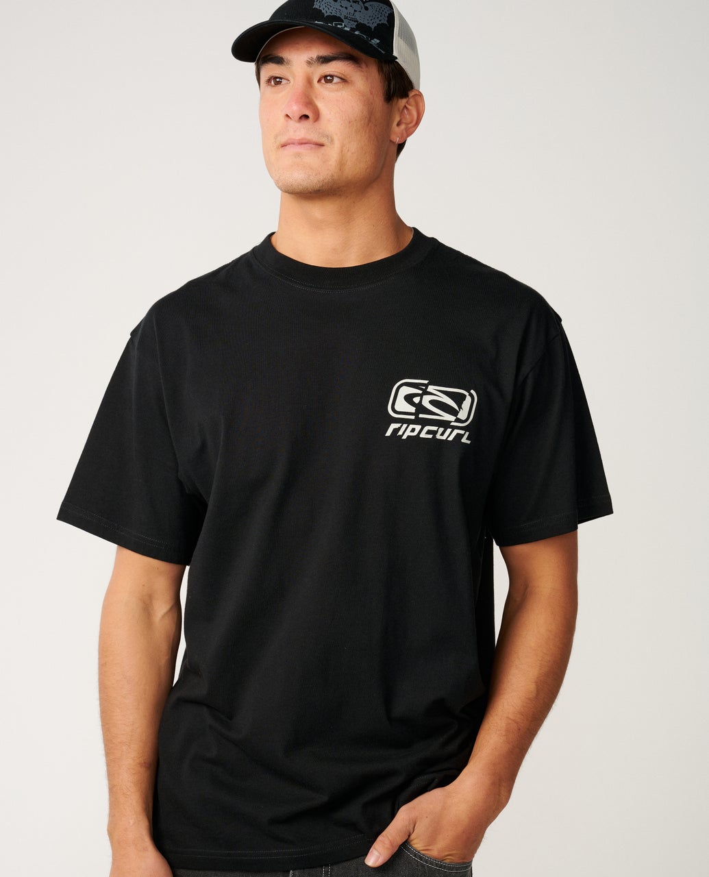 T-shirt Loose Archive Ripped