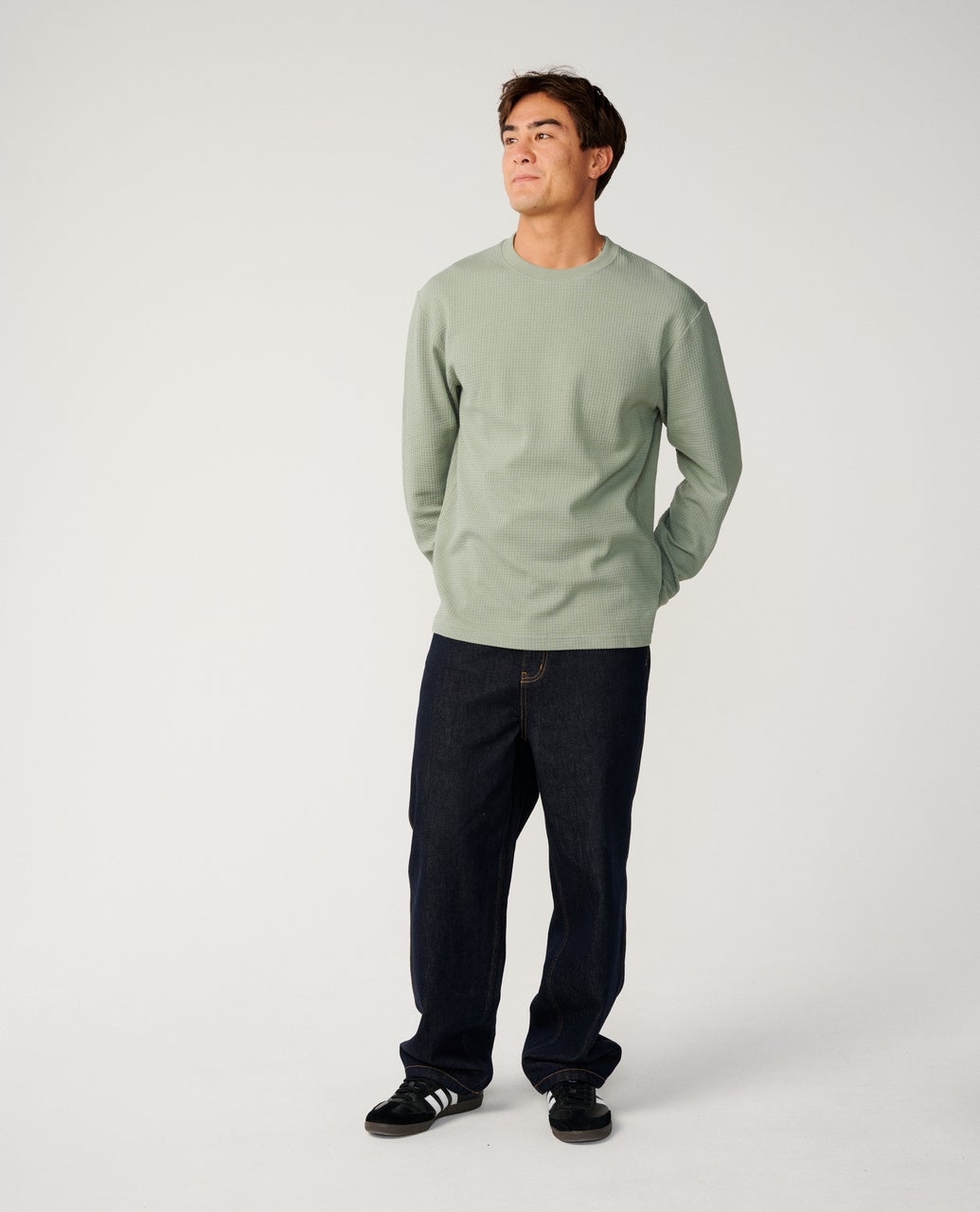 PREMIUM SURF WAFFLE L/S TEE