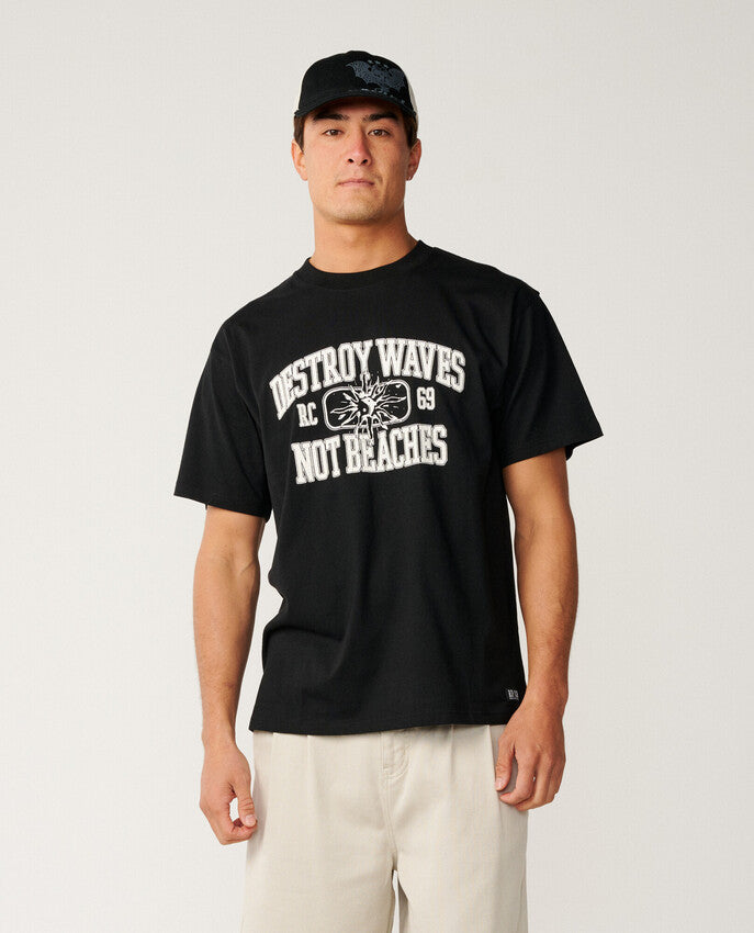 T-shirt Loose Disorder Destroy Waves