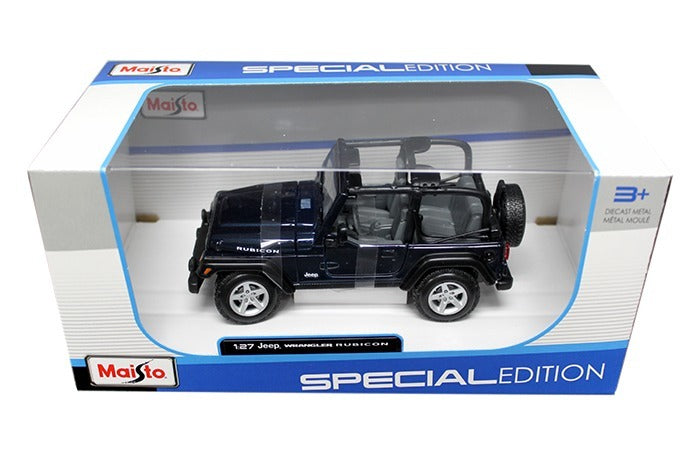 Maisto 31245 Special Edition Jeep Wrangler Rubicon 1:27 Dark Blue
