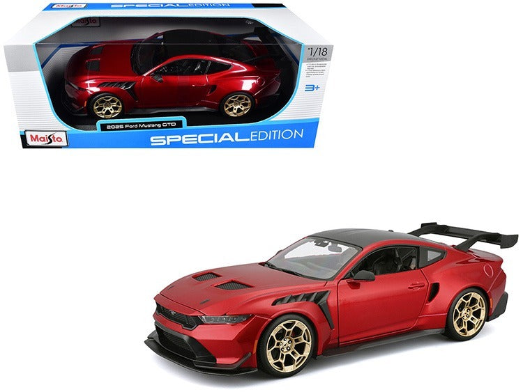 Maisto 31468 2025 Ford Mustang GTD 1:18 Red