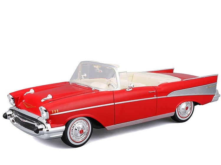 Maisto 31476 1957 Chevrolet Bel Air Convertible 1:18 Red