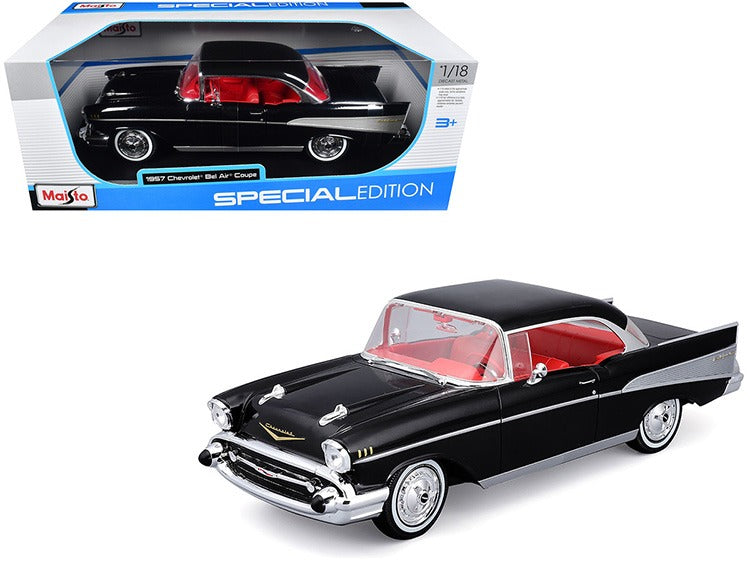Maisto 31477 1957 Chevrolet Bel Air Coupe 1:18 Black