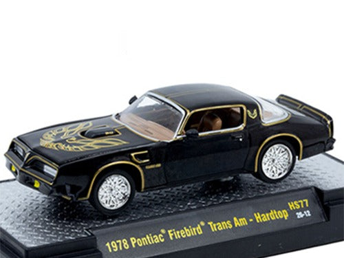 M2 Machines 31500 HS77 1978 Pontiac Trans Am Firebird 1:64 Black