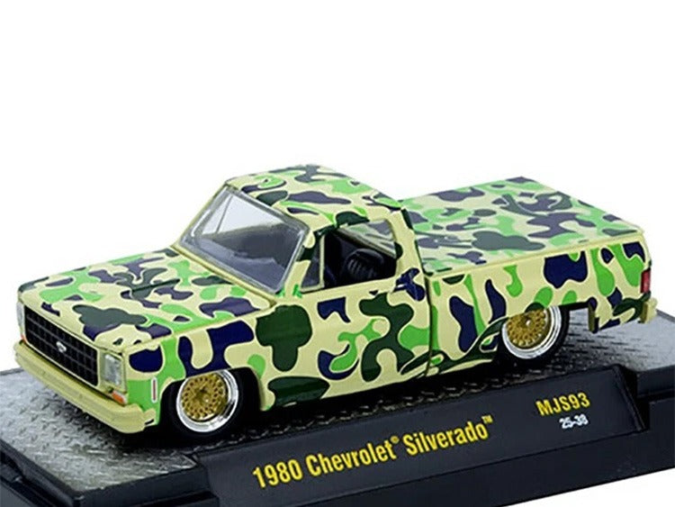 M2 Machines 31500 MJS93 1980 Chevrolet Silverado Custom 1:64 Camouflage