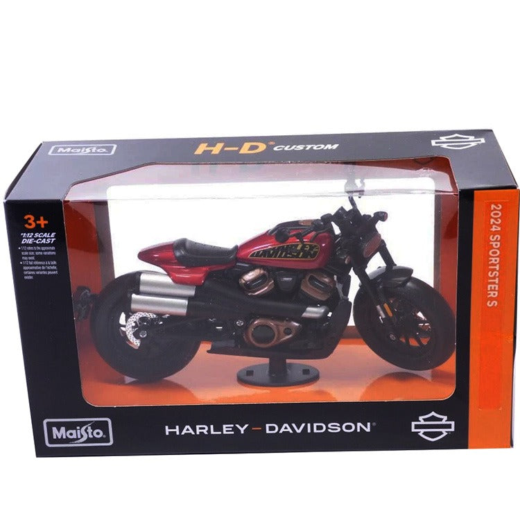 Maisto 32346 2024 Harley Davidson Sportster S Motorcycle 1:12 Red