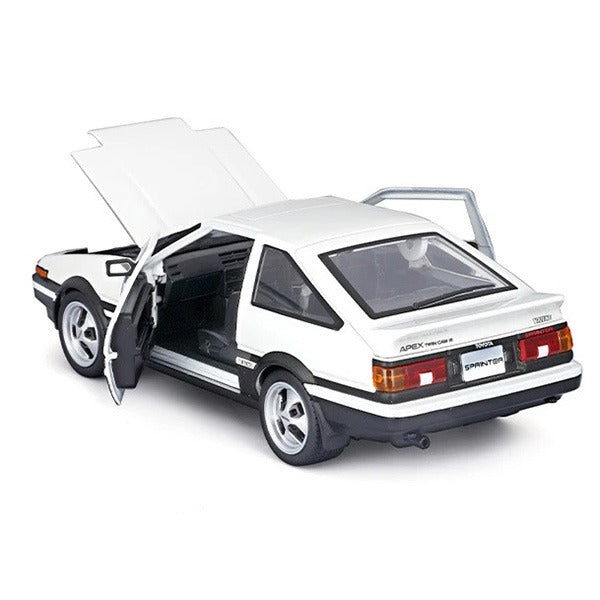 Maisto 32916 Toyota Sprinter Trueno AE86 1:24 White