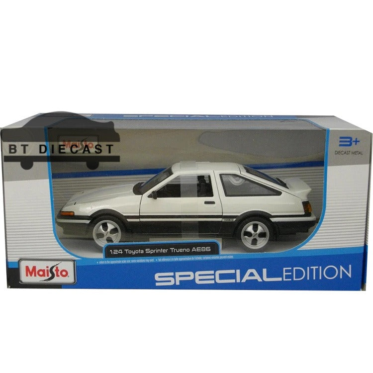 Maisto 32916 Toyota Sprinter Trueno AE86 1:24 White