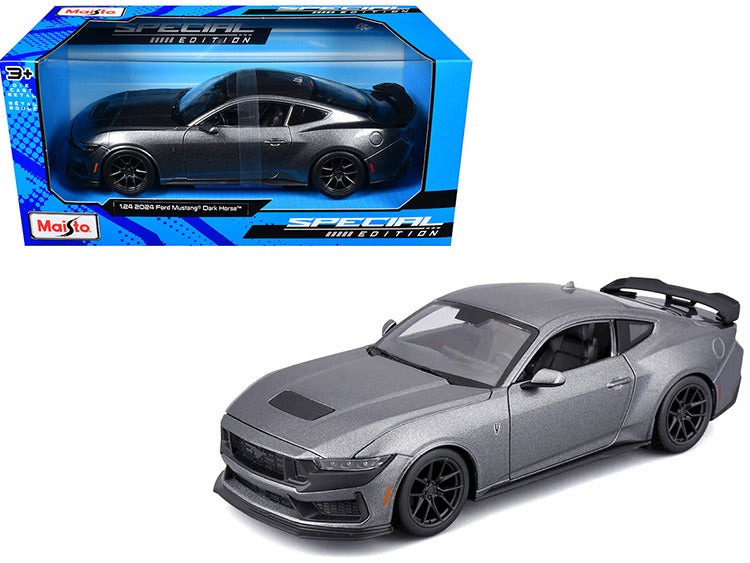 Maisto 32925 2024 Ford Mustang Dark Horse 1:24 Dark Grey Metallic