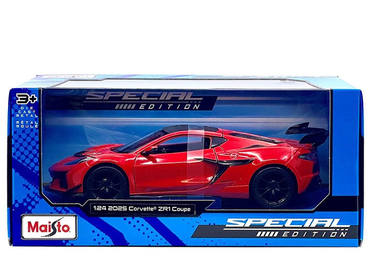 Maisto 32927 Special Edition 2025 Chevrolet Corvette ZR1 1:24 Red