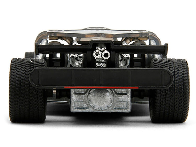 Jada 34445 Fast & Furious F6 Flip Car 1:32 Raw Metal