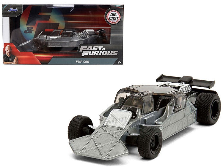 Jada 34445 Fast & Furious F6 Flip Car 1:32 Raw Metal