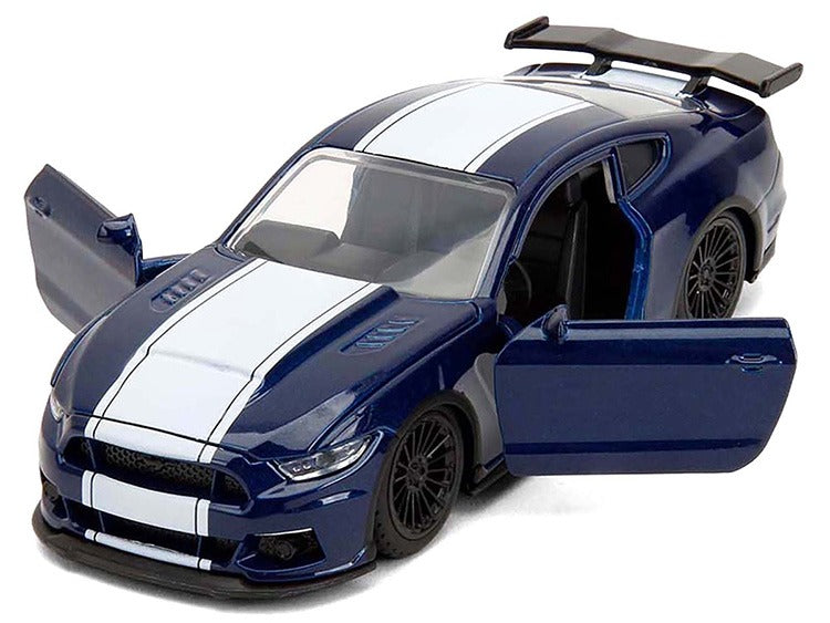 Jada 34447 Fast & Furious F9 2016 Ford Mustang GT 1:32 Blue with White Stripe