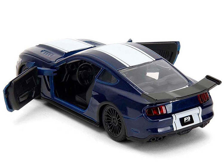 Jada 34447 Fast & Furious F9 2016 Ford Mustang GT 1:32 Blue with White Stripe