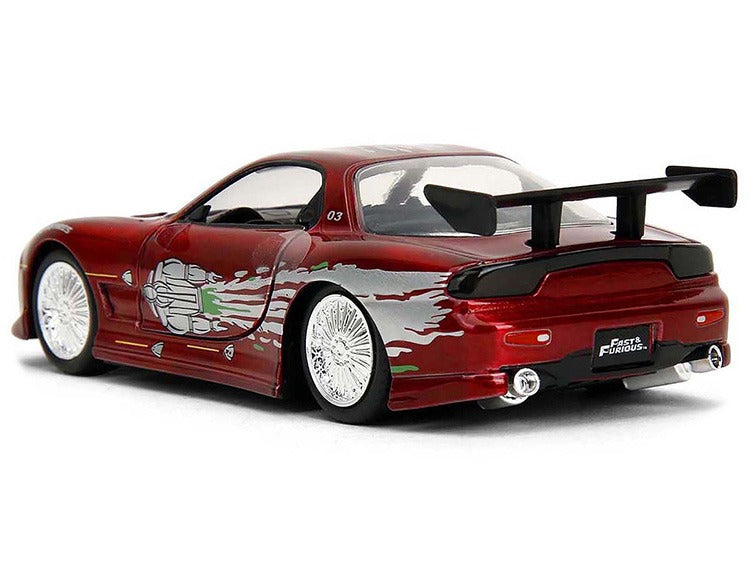 Jada 35400 Fast & Furious Dom’s Mazda RX-7 1:32 Candy Red
