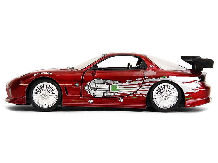 Jada 35400 Fast & Furious Dom’s Mazda RX-7 1:32 Candy Red