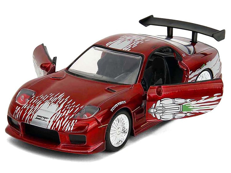 Jada 35400 Fast & Furious Dom’s Mazda RX-7 1:32 Candy Red