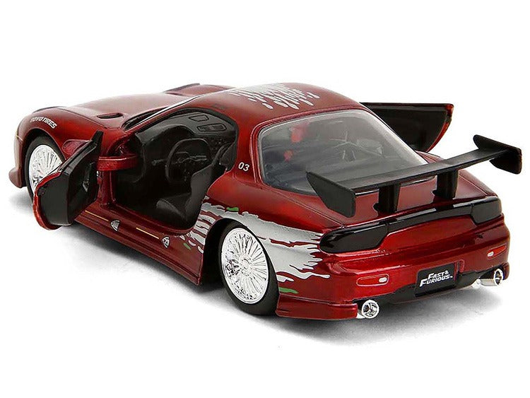 Jada 35400 Fast & Furious Dom’s Mazda RX-7 1:32 Candy Red
