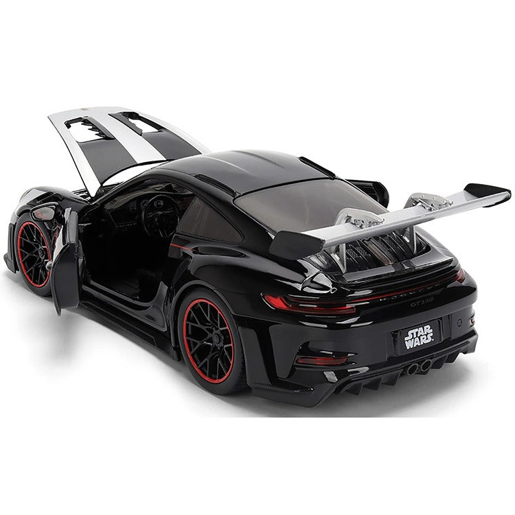 Jada 36477 Star Wars Porsche 911 GT3 RS (992) 1:24 with Darth Vader Figure Black
