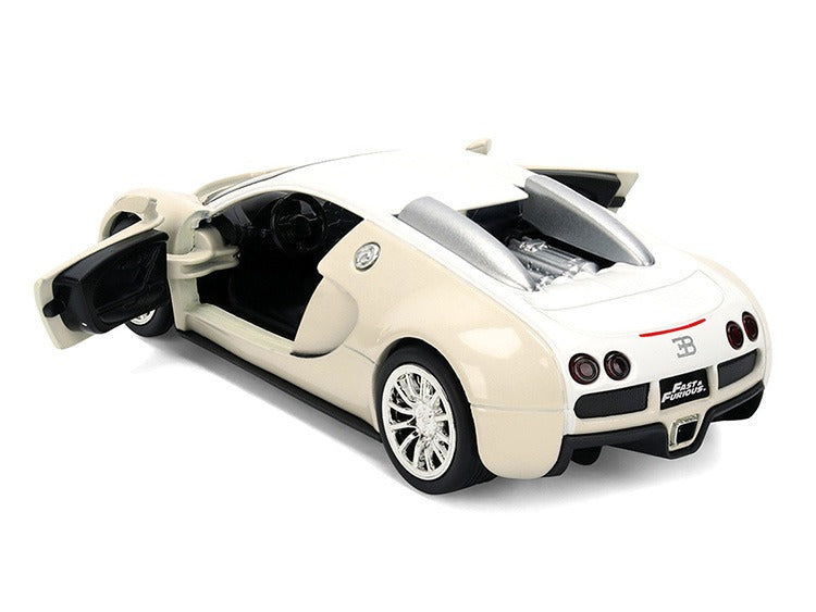 Jada 36755 Fast & Furious 2011 Bugatti Veyron 1:32 White / Tan