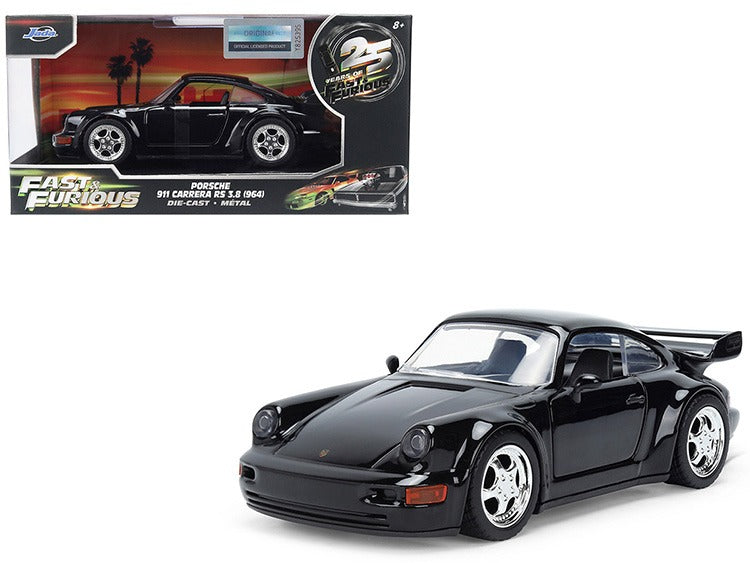 Jada 36758 Fast & Furious Tokyo Drift Porsche 911 Carrera RS 3.8 964 1:32 Black