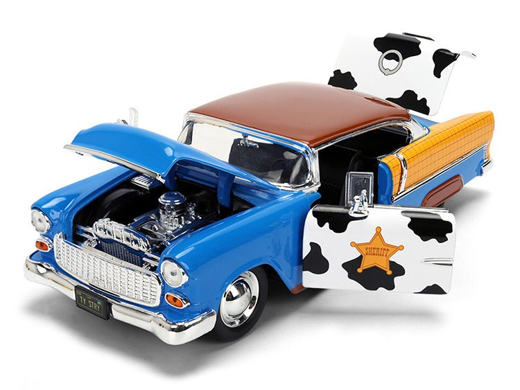 Jada 3430 Disney Pixar Toy Story 1955 Chevy Bel Air 1:24 with Woody Figure