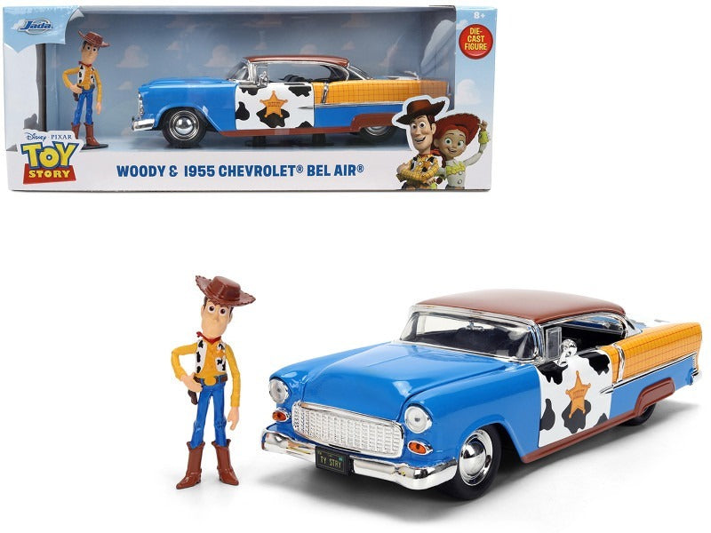 Jada 3430 Disney Pixar Toy Story 1955 Chevy Bel Air 1:24 with Woody Figure