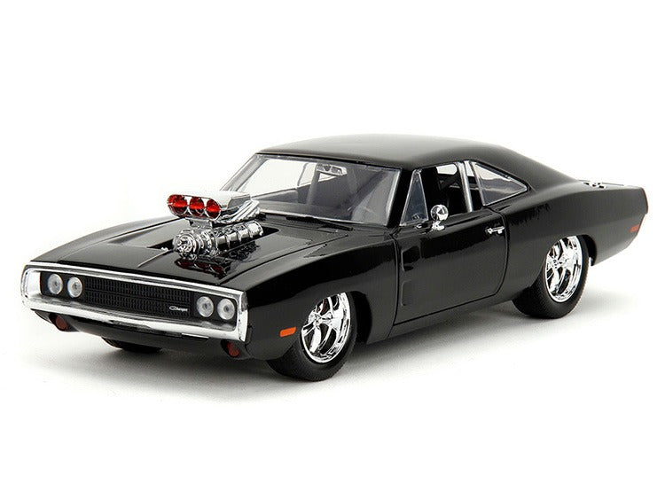 Jada 37542 25th Fast & Furious Dodge Charger R/T & Toyota Supra 1:24 Set Black & Orange