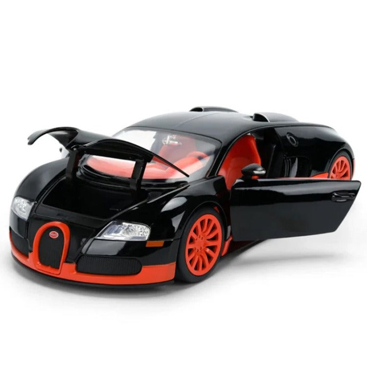 Jada 37642 Hyper Spec 2011 Bugatti Veyron 1:24 2-Tone Orange / Black