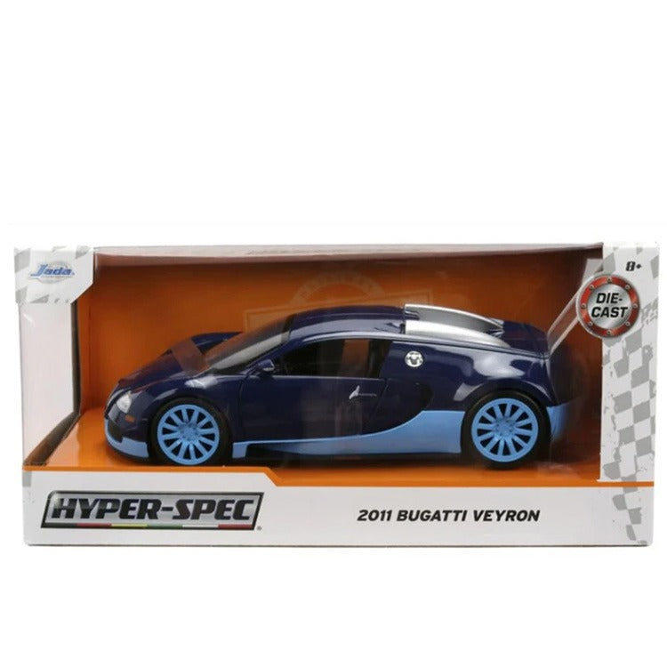 Jada 37643 Hyper Spec 2011 Bugatti Veyron 1:24 2-Tone Blue